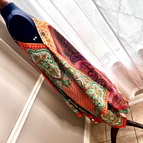 Umgee Boho Scarf Dress M - Picture 10 of 14